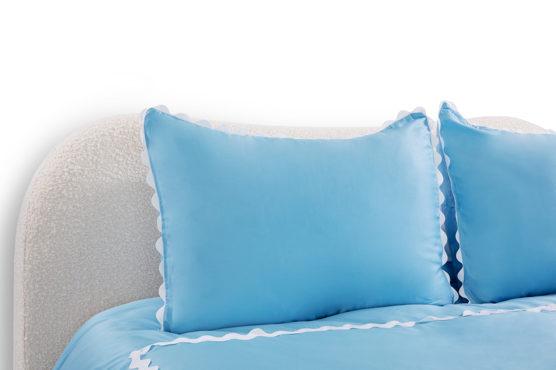 Blue Ribbon/White