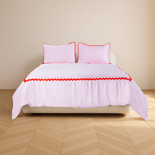 Baby Pink/Crimson