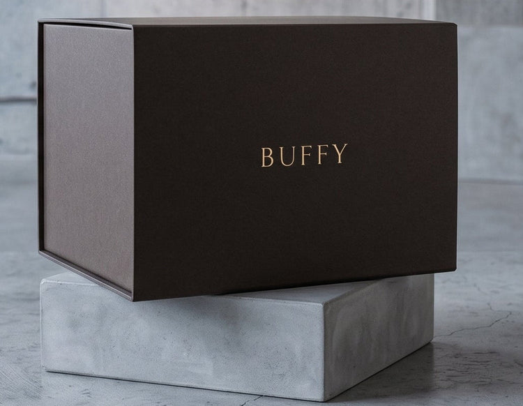 Buffy box packaging