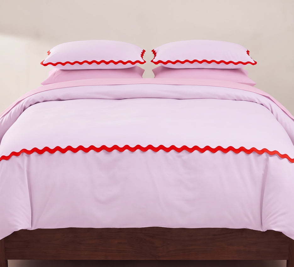 Baby Pink/Crimson