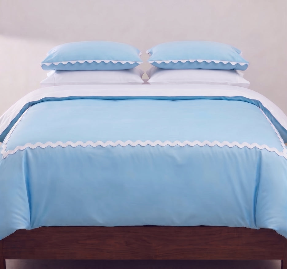 Blue Ribbon/White